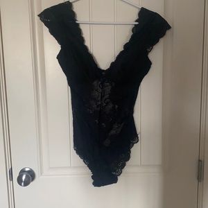 Black Lace Bodysuit